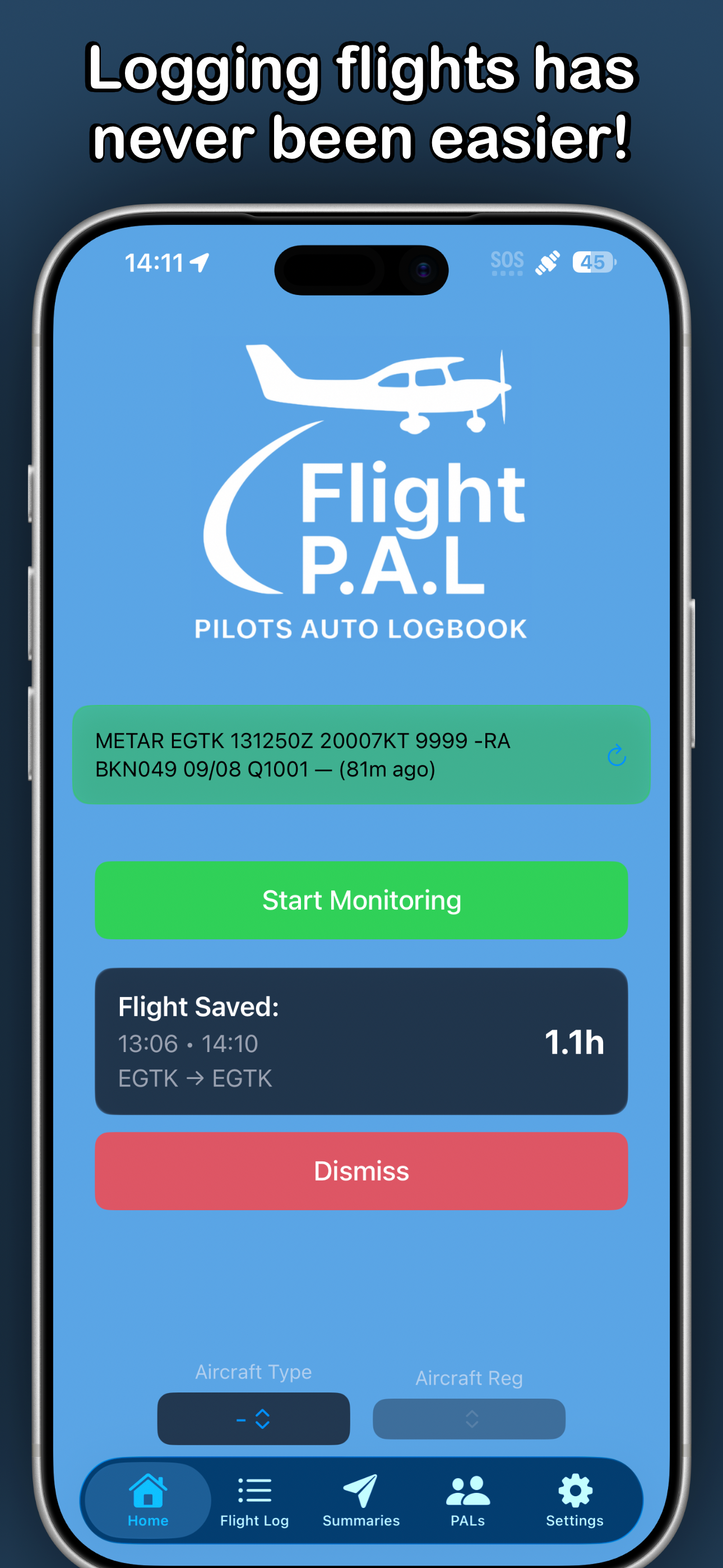 FlightPAL screenshot 1